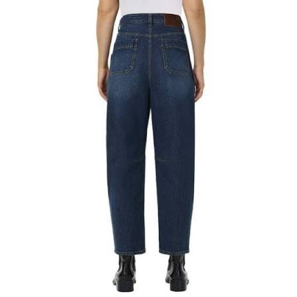 Frye Medium Wash Barrel Jeans size 8 - Picture 2 of 6